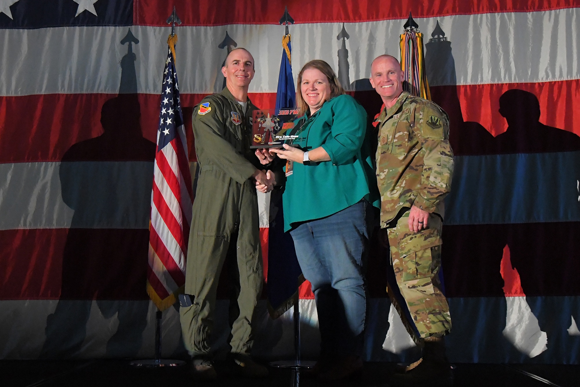 A photograph from the 388th Fighter Wing Annual Awards Ceremony.