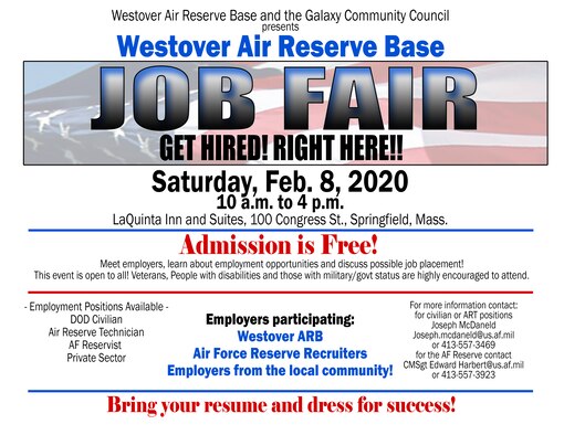 Westover Job Fair flyer