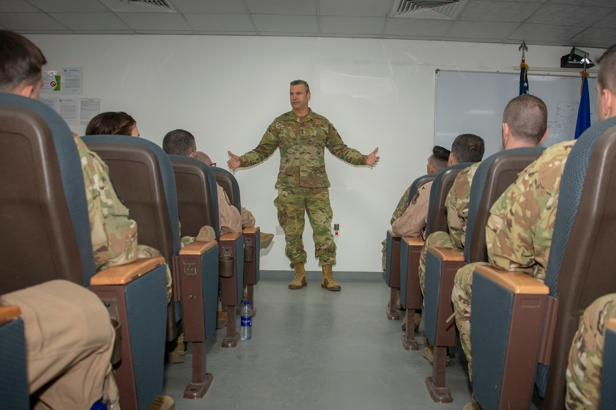 AFCENT leadership visit ADAB