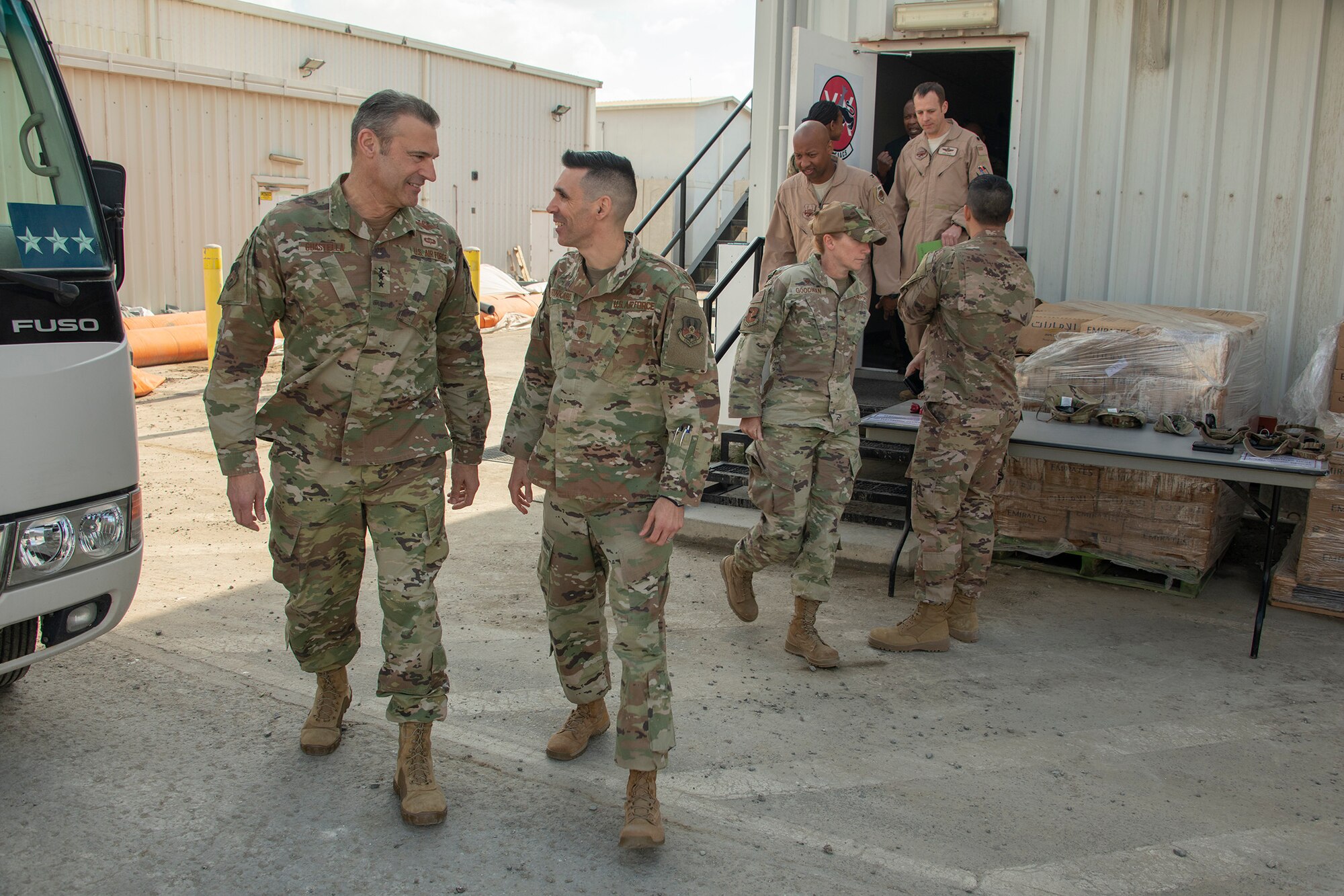 AFCENT leadership visit ADAB