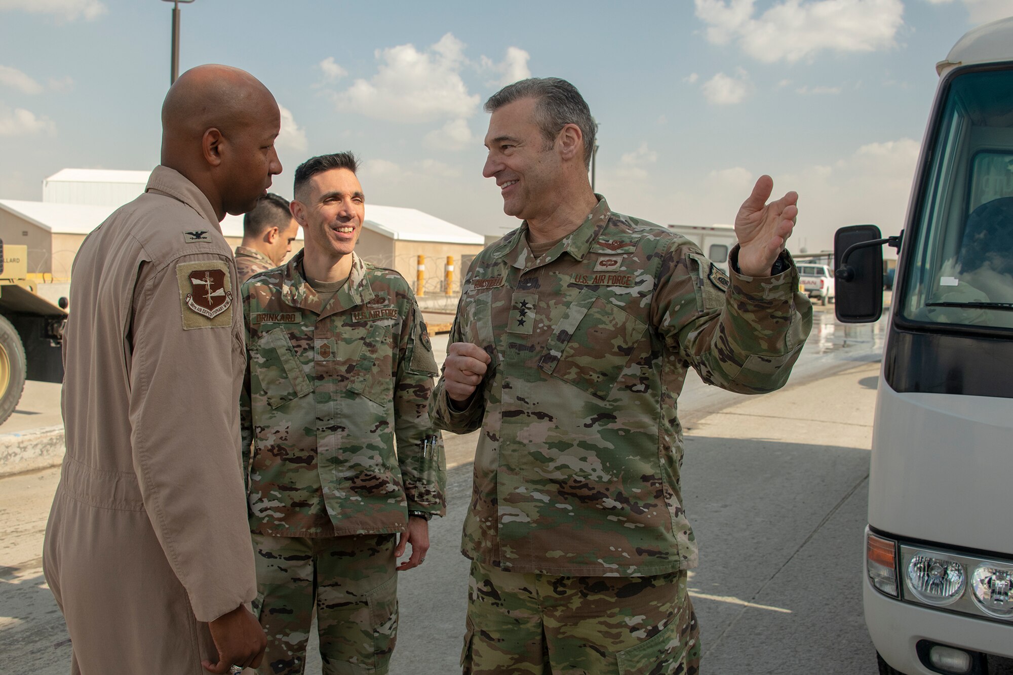 AFCENT leadership visit ADAB