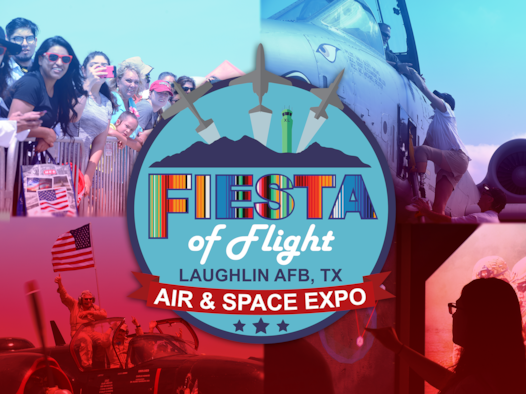 Coming Saturday, March 14, 2020, the Fiesta of Flight Air and Space Expo will kick off at Laughlin Air Force Base, Texas. This free event, featuring the U.S. Air Demonstration Squadron, also known as the Thunderbirds, will include aerial acts from across the United States, static displays, and demonstrations from several agencies.