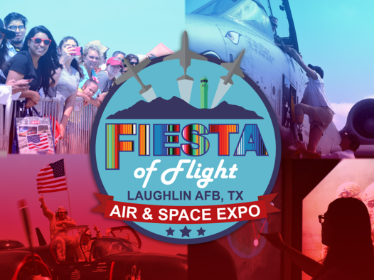 Coming Saturday, March 14, 2020, the Fiesta of Flight Air and Space Expo will kick off at Laughlin Air Force Base, Texas. This free event, featuring the U.S. Air Demonstration Squadron, also known as the Thunderbirds, will include aerial acts from across the United States, static displays, and demonstrations from several agencies.