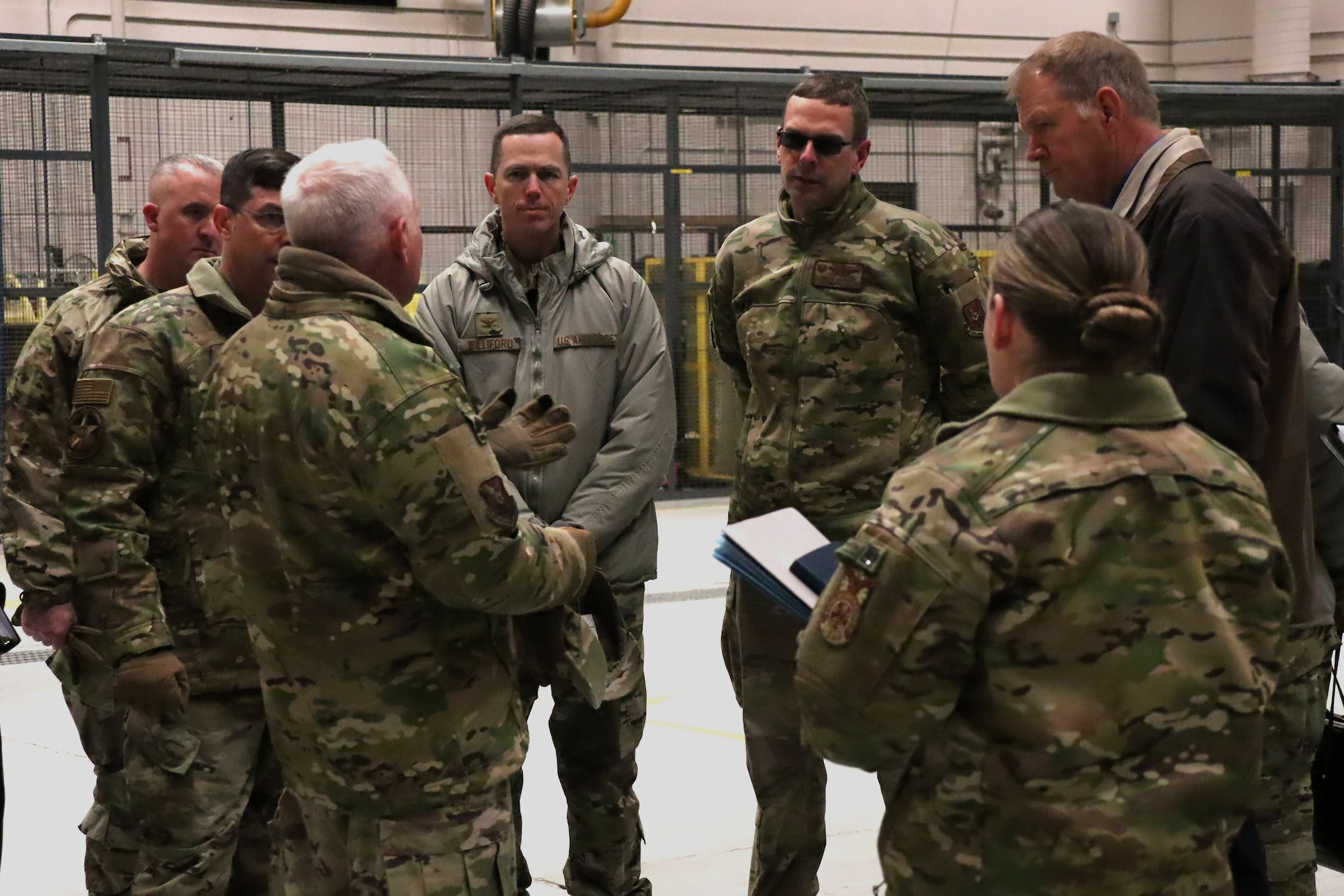 20th Air Force, Air Force Global Strike Command and 341st Missile Wing leadership are informed of operations on a future Missile Maintenance Dispatch Facility.