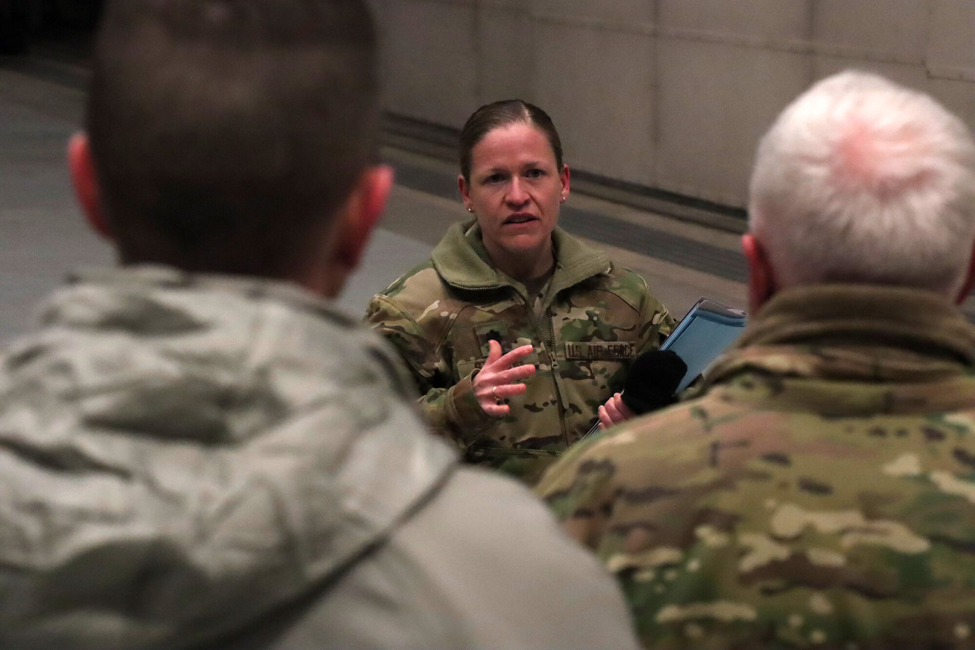 20th Air Force, Air Force Global Strike Command and 341st Missile Wing leadership are informed of operations on a future Missile Maintenance Dispatch Facility.