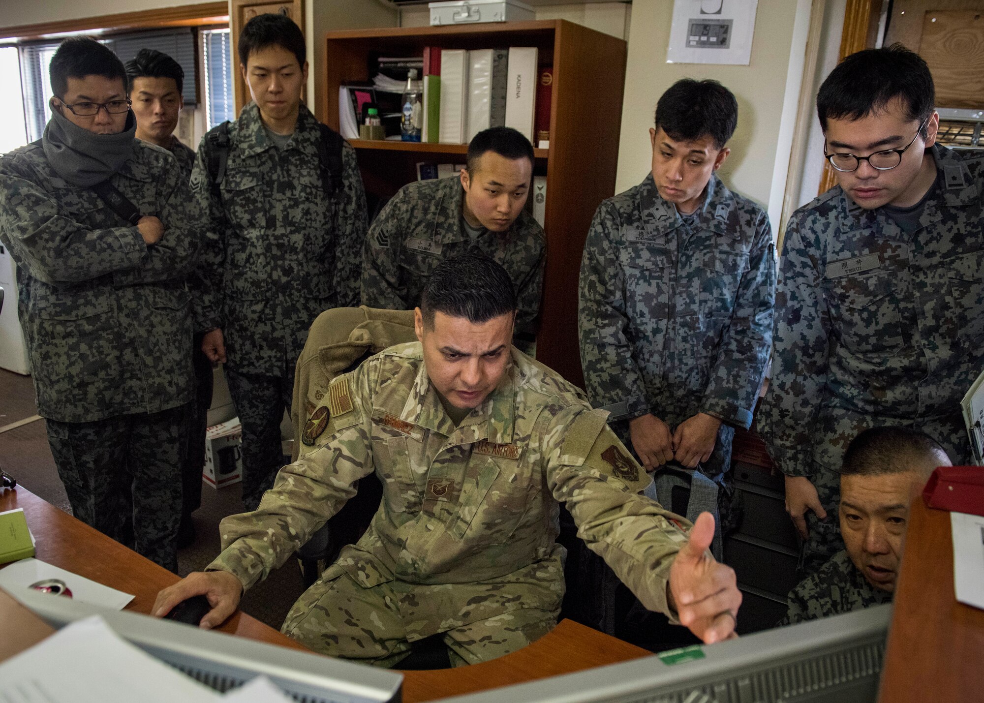 Koku Jieitai Airmen tour 374th MXG