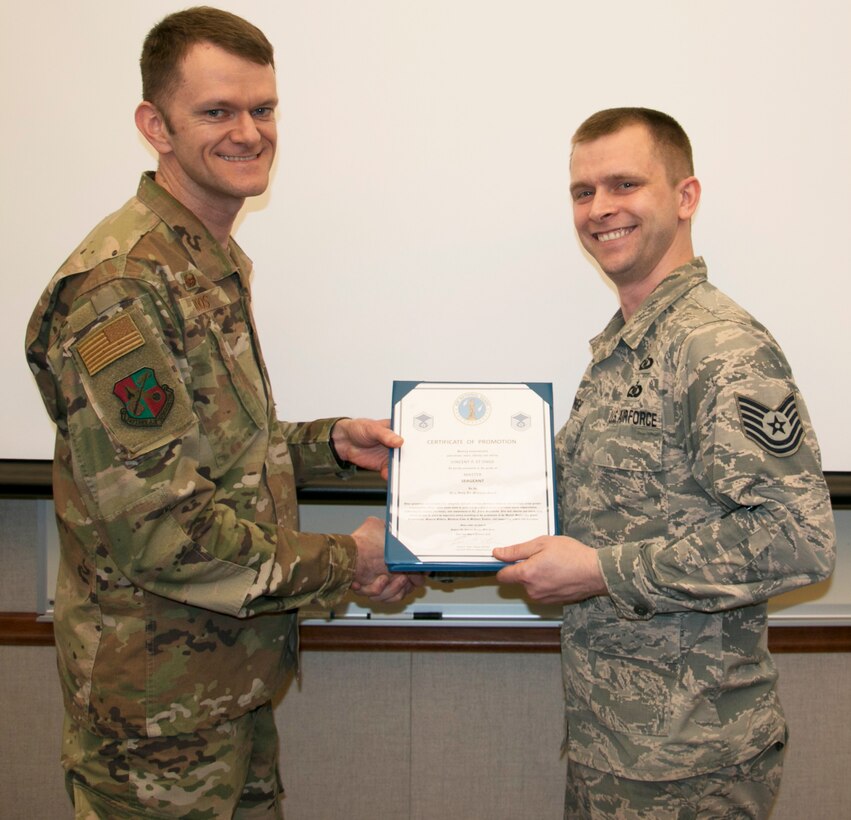 St. Onge Promoted to Master Sergeant