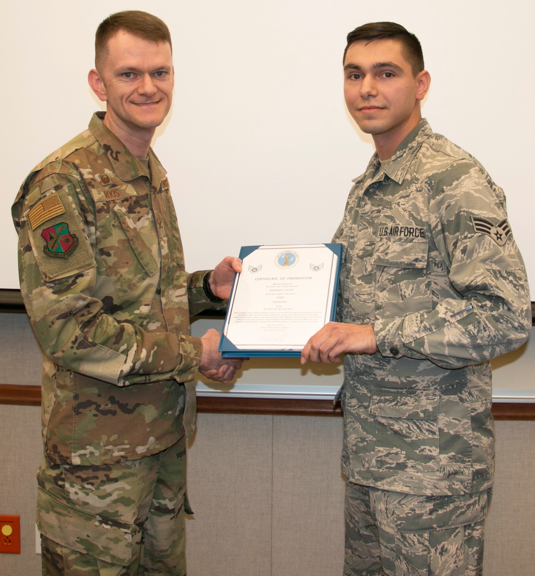 Pugh Promoted to Staff Sergeant