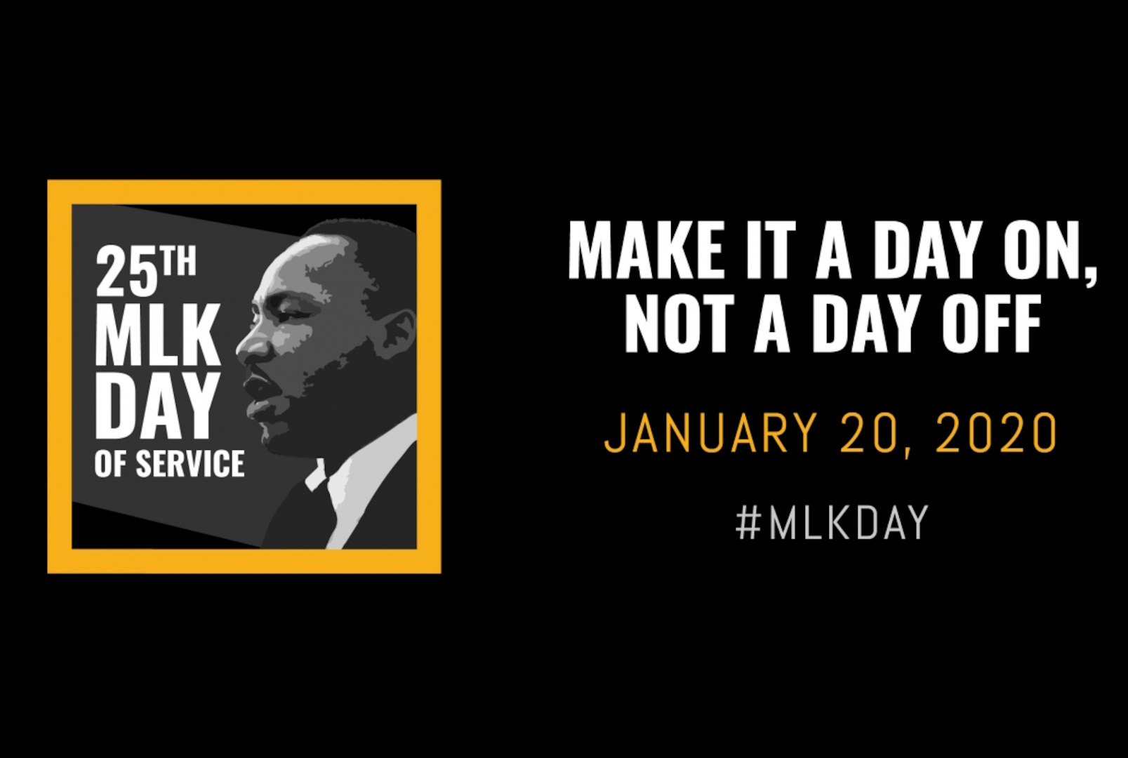 Graphic promoting MLD Day of Service