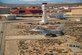 An F-16 Fighting Falcon from the 412th Test Wing’s 416th Flight Test Squadron performs a fly-by of the air control tower at Edwards Air Force Base, California, Jan. 10. The 412th Test Wing will send a KC-135 and three F-16 Fighting Falcons to conduct a flyover for the NFC championship game at Levi’s Stadium in Santa Clara, California, on Jan. 19. (Air Force photo by Ethan Wagner)