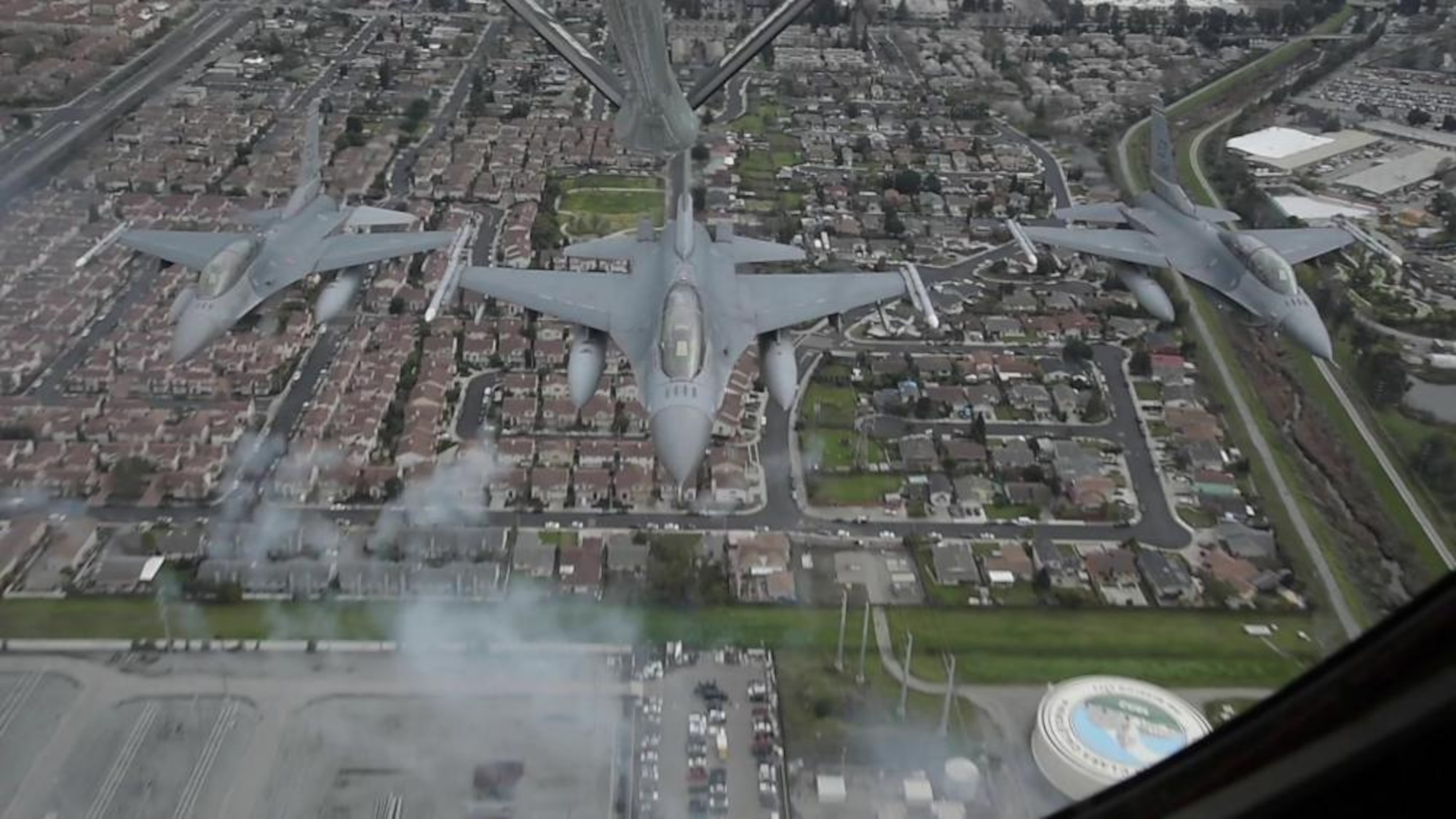 F-16 Flyover Levi Stadium