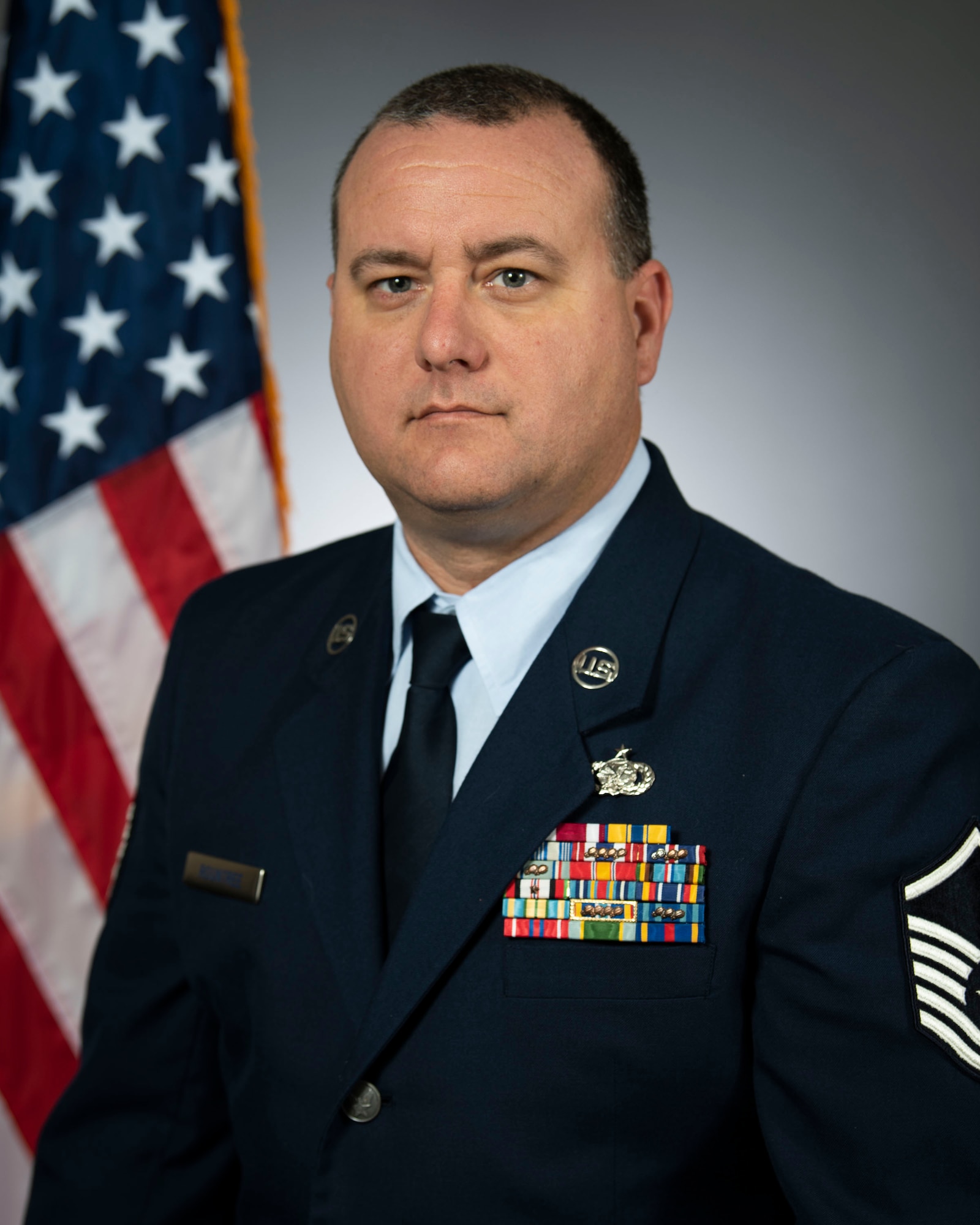 Official photo of Master Sgt. William Rountree,