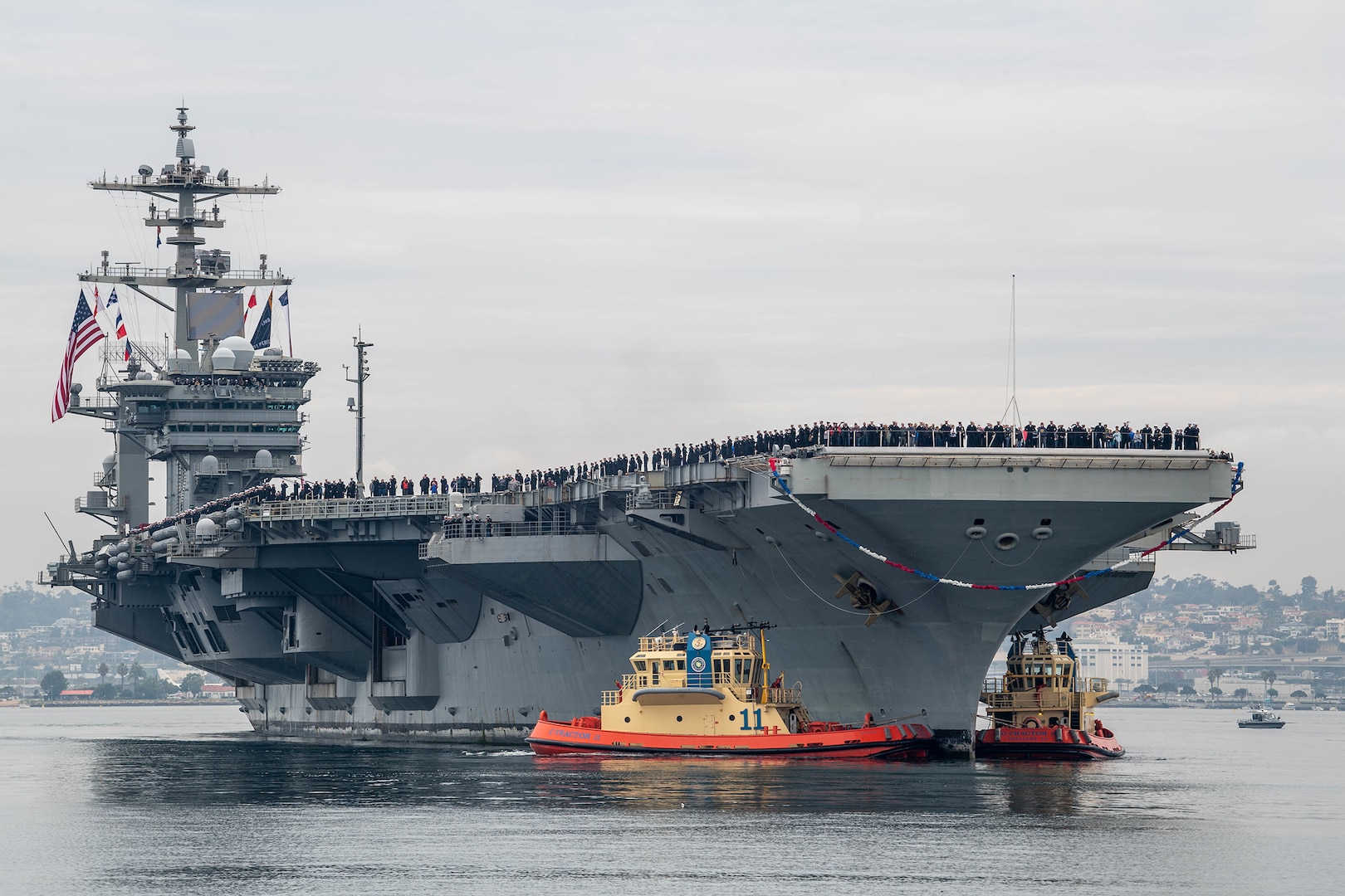 USS Abraham Lincoln Arrives in San Diego after Record-setting ...