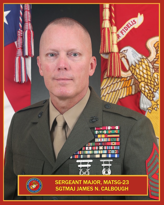 Photo of Sergeant Major James N. Calbough