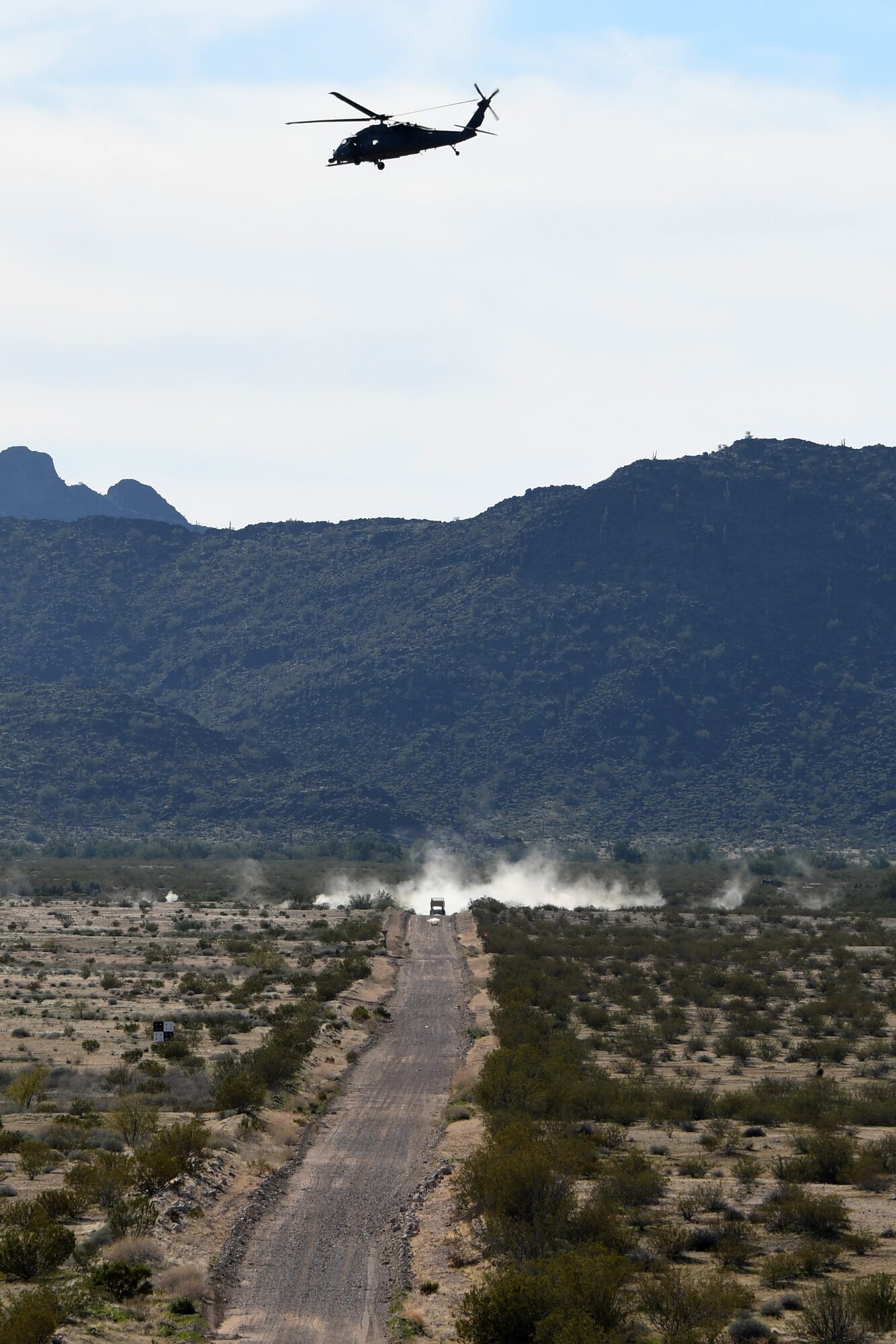 a photo of an HH-60 flying