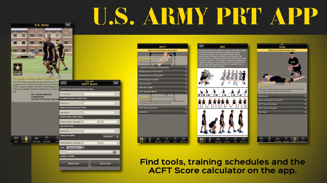 Members assigned to the U.S. Army Center for Initial Military Training partnered with developers to update the Physical Readiness Training app, which aims to provide a comprehensive guide for Soldiers to follow while preparing for the Army Combat Fitness Test at Joint Base Langley-Eustis, Virginia.