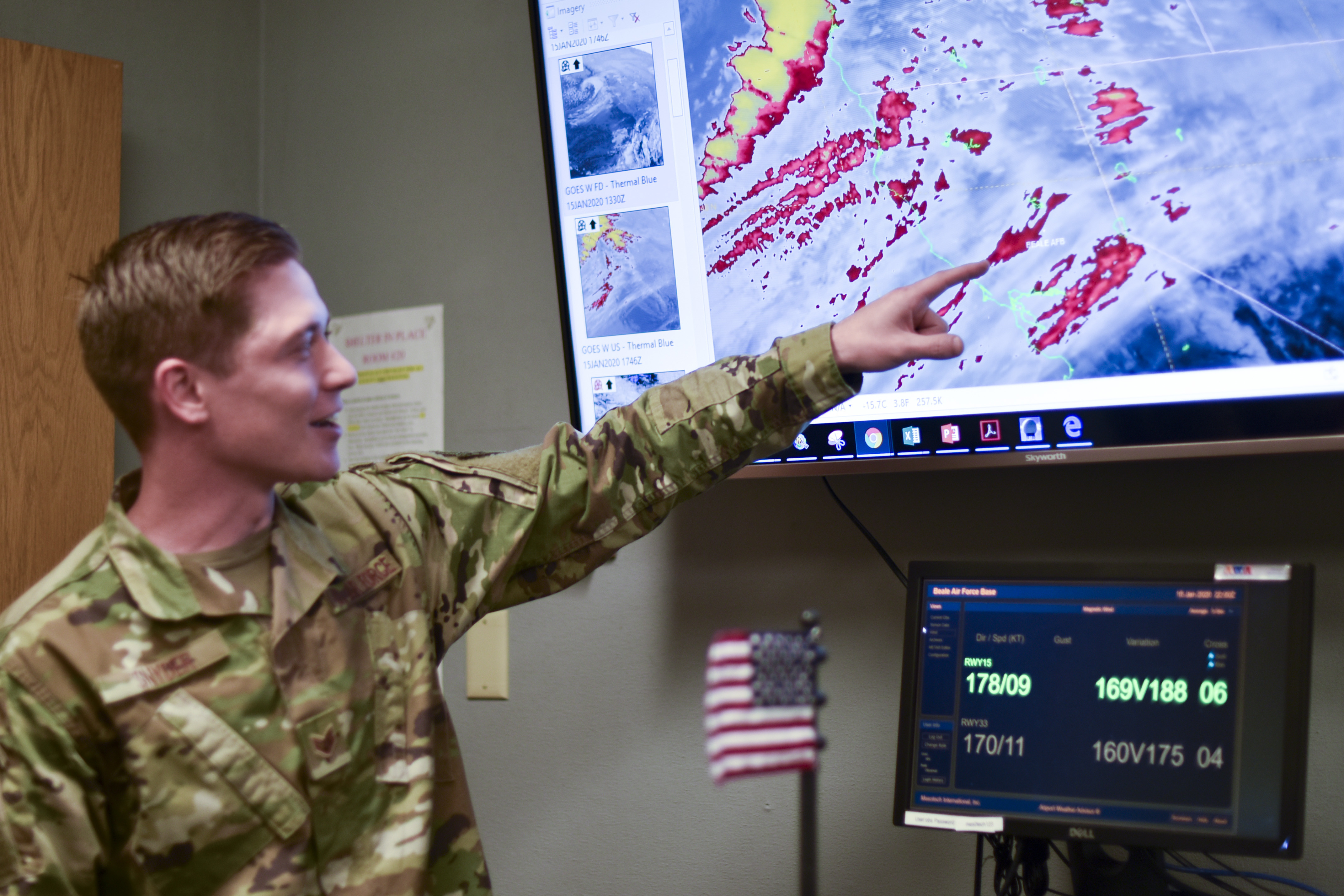 Using science to stay ahead of the weather > Beale Air Force Base