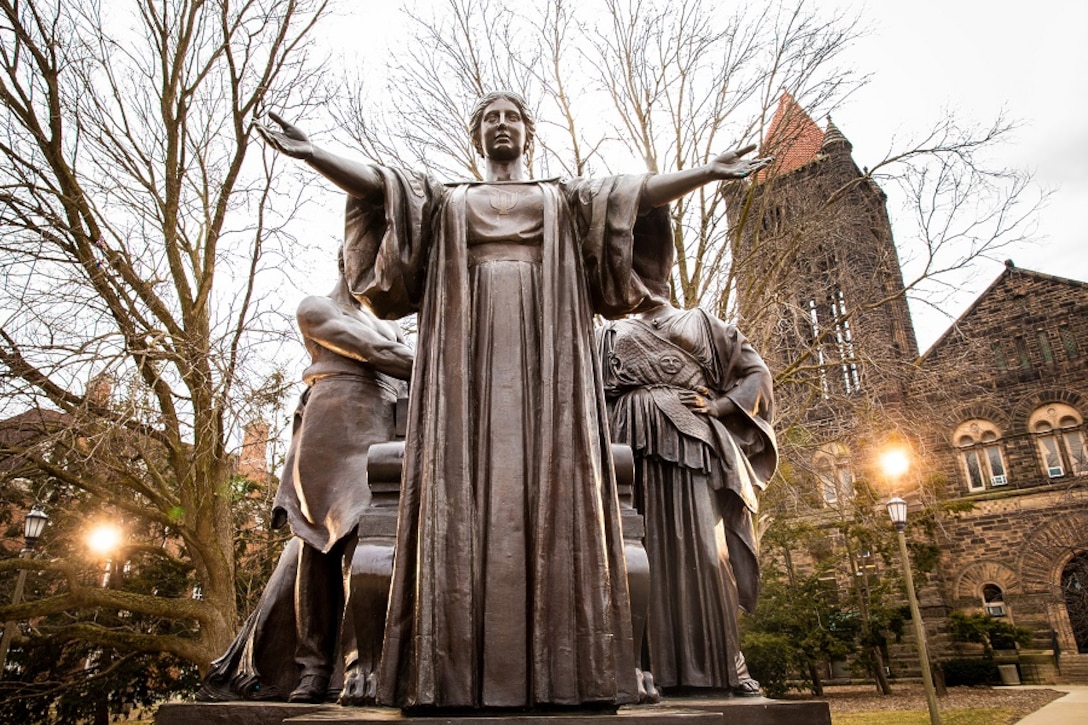 University of Illinois Alma  Mater  statue