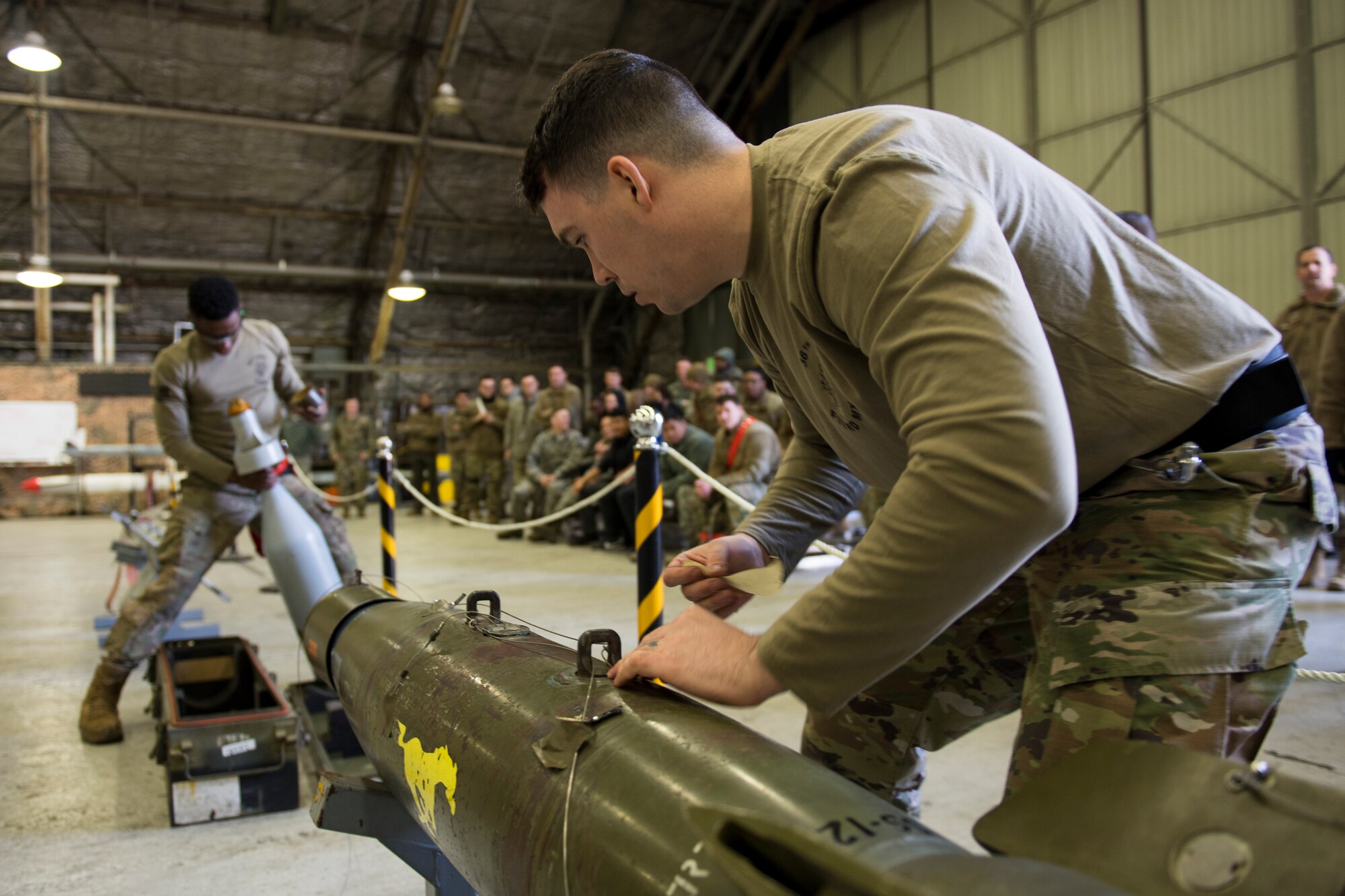 Friendly rivals tested eachother in Load Crew Competition
