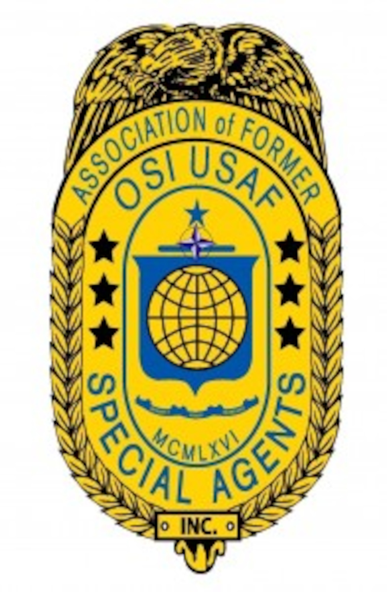 Association of Former Office of Special Investigations Special Agents badge graphic. (AFOSISA graphic)