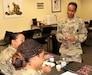 Master Sgt. Ericka Tew, with the 83rd Army Reserve Readiness Training Center, 100th Training Division-Leader Development, teaches a class at the 80th Training Command (TASS) Instructor of the Year Competition at Fort Knox, Kentucky, Oct. 24, 2019.  Tew was awarded the Noncommissioned Officer Army Reserve IOY for Fiscal Year 2020.