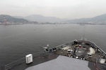 USS Emory S. Land makes First Visit to Kure, Japan