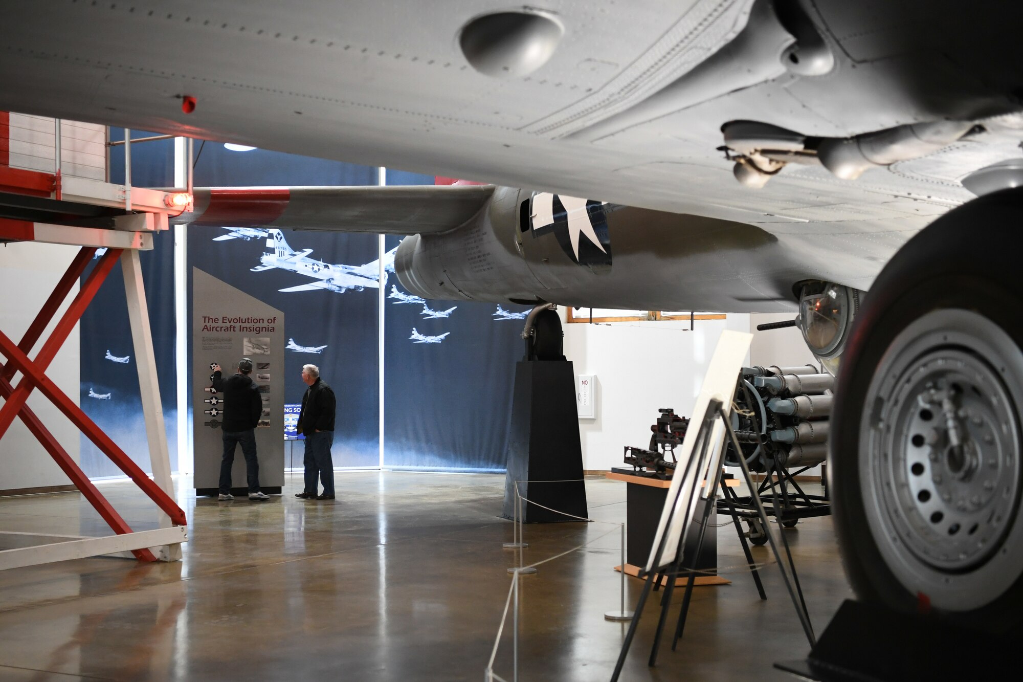 Visitors look at the Hill Aerospace Museum’s exhibits Dec. 20, 2019, at Hill Air Force Base, Utah. The museum recently celebrated its 5 millionth visitor in November 2019. (U.S. Air Force photo by Cynthia Griggs)