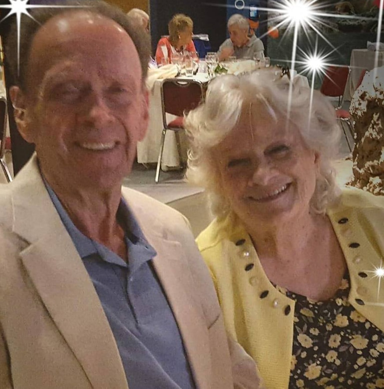 Longtime local residents and Pope alumni Dave and Maggie Davenport. Dave created the legendary Herky Bird cartoons.
