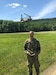 Chaplain 1st Lt. Justin Thomas with the 628th Aviation Support Battalion, 28th Combat Aviation Brigade, 28th Infantry Division, Pennsylvania Army National Guard, based at Fort Indiantown Gap, is a member of both the Pennsylvania National Guard Marathon Team and the All-Guard Marathon Team. (U.S. Army National Guard courtesy photo)