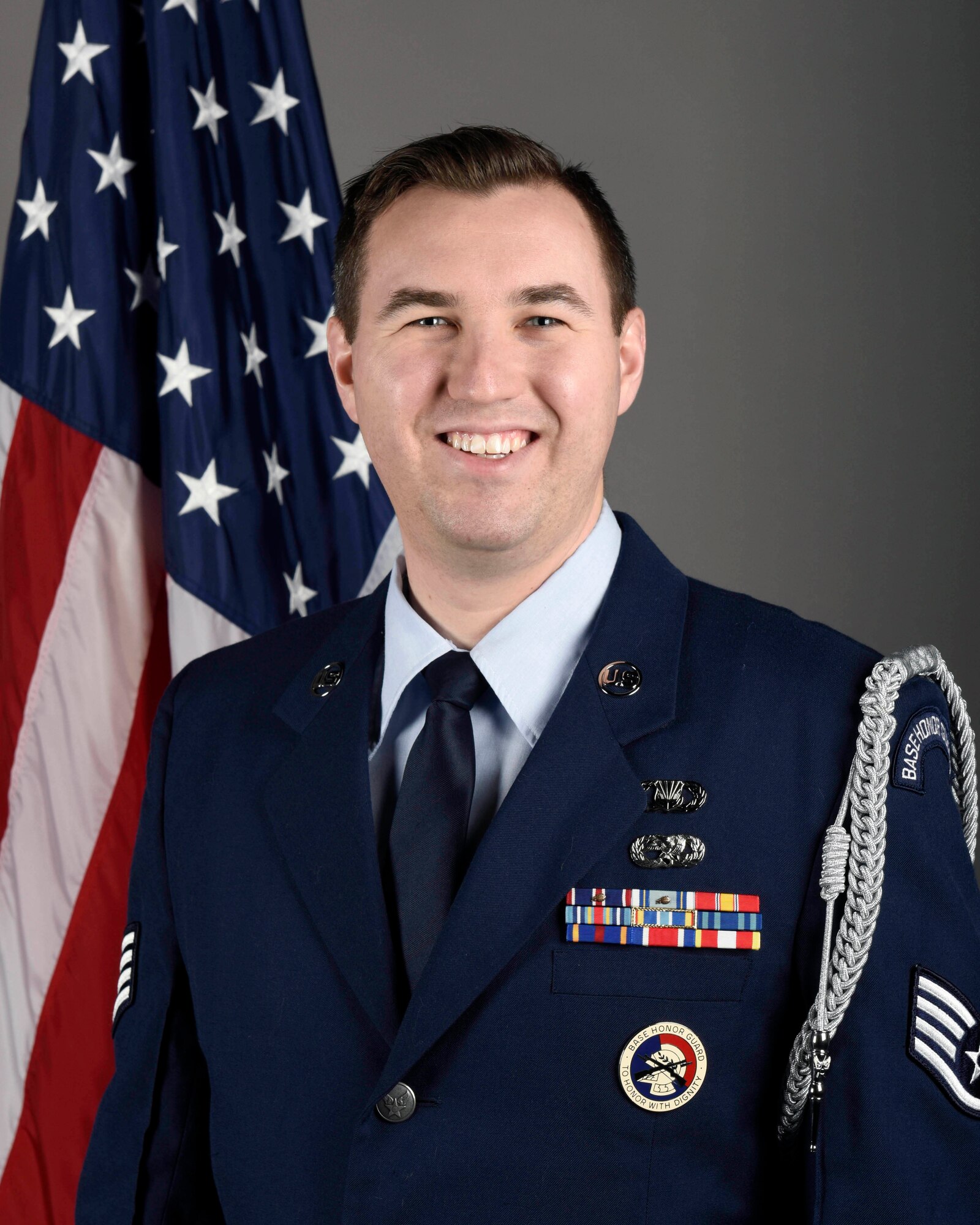 180th Fighter Wing’s 2019 Honor Guard Member of the Year: Staff Sgt. Nathan Cousino