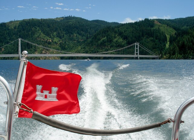 flag on boat