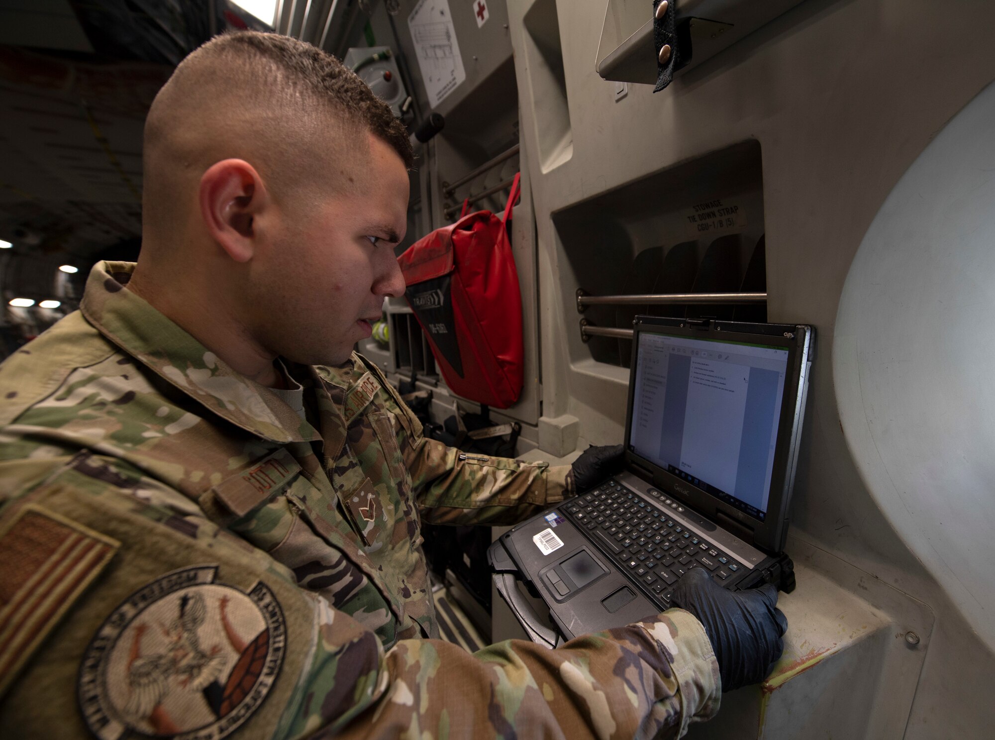 Base leadership visited crew chiefs to get a better understanding of their mission.