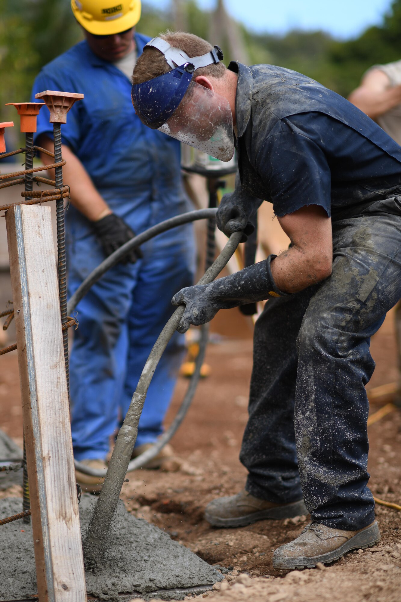 138th Fighter Wing squadrons support construction at Girl Scout camp