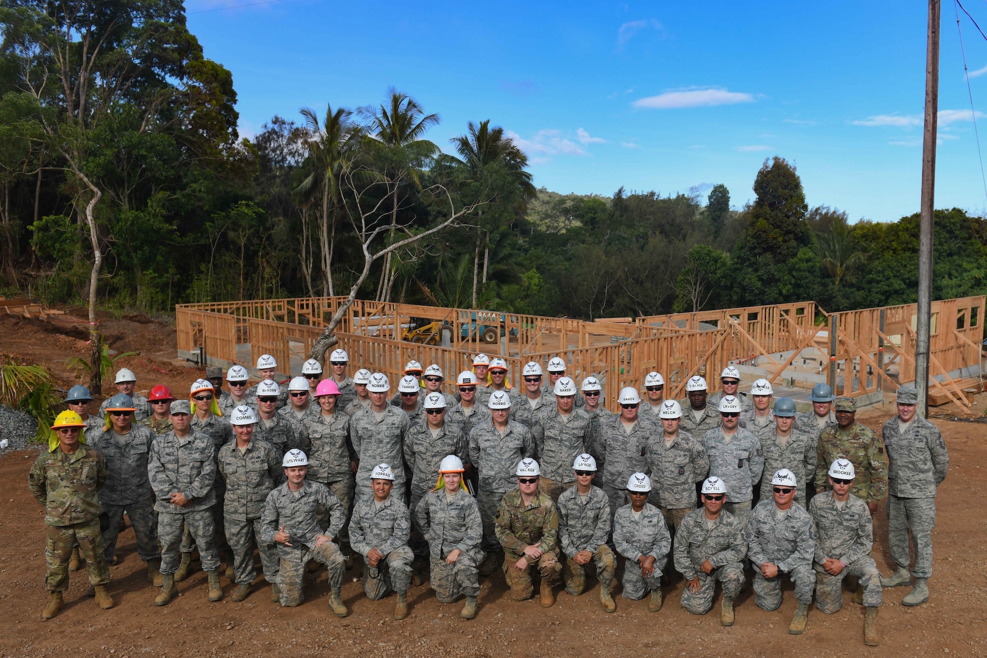 138th Fighter Wing squadrons support construction at Girl Scout camp