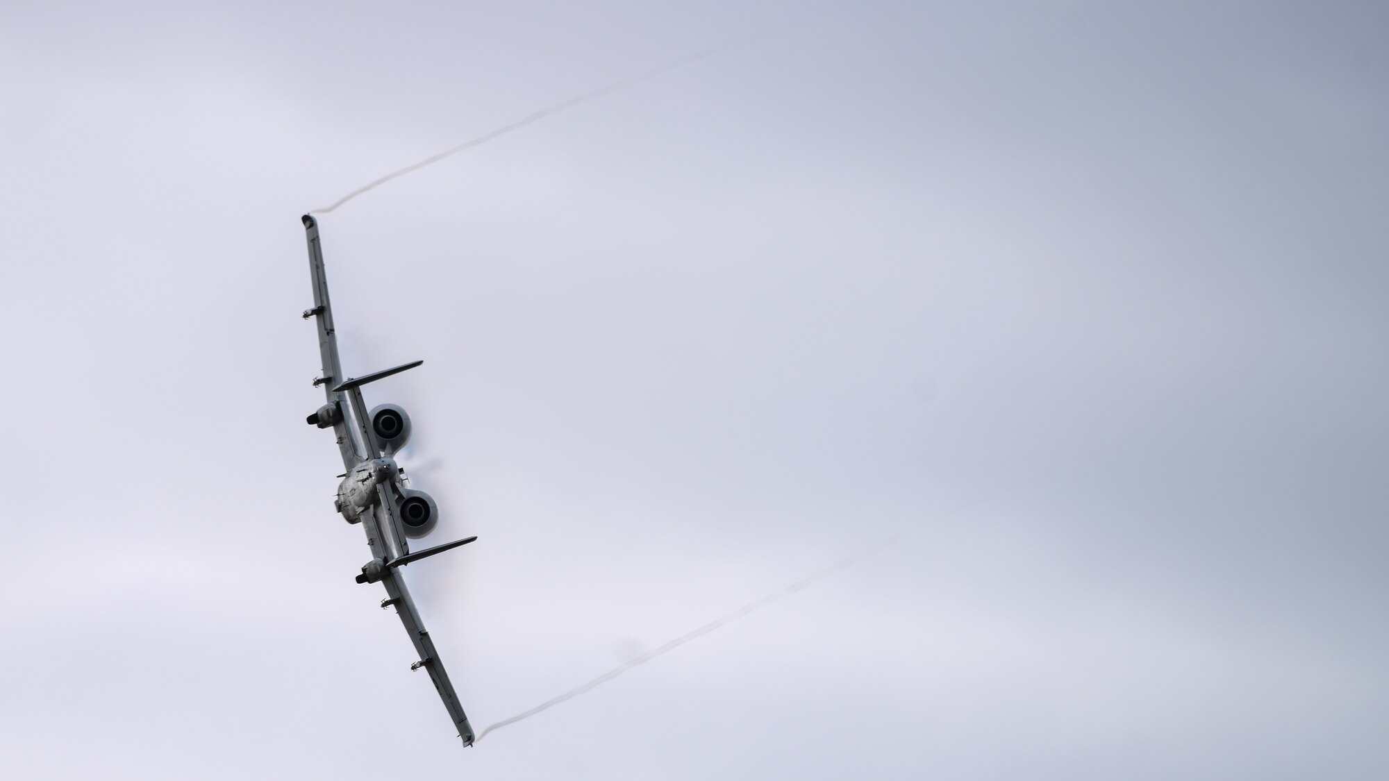 A-10 flies over DM