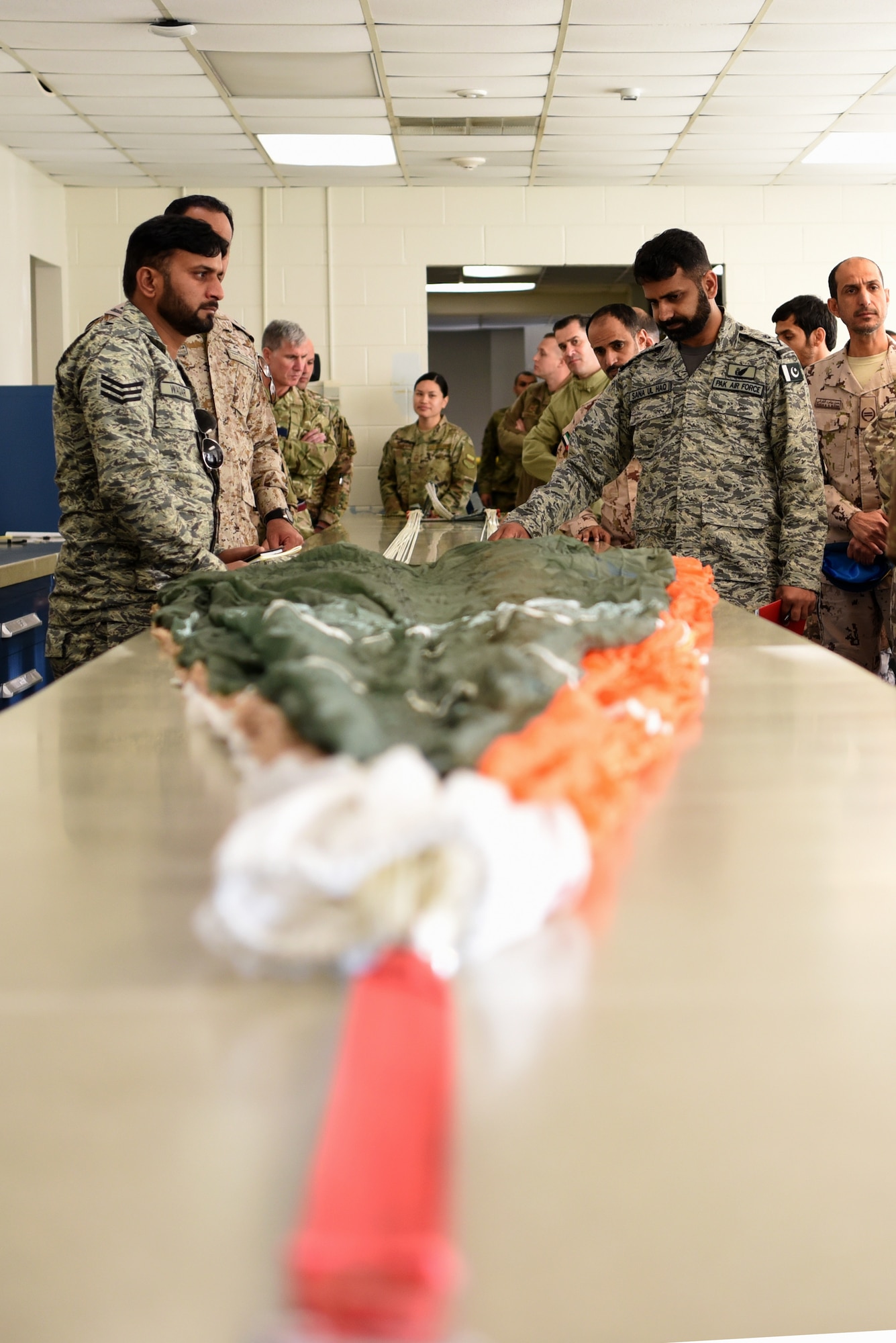 The senior enlisted leaders in attendance are from the U.S., Australia, Canada, Jordan, Kuwait, Lebanon, Pakistan, Qatar, the Kingdom of Saudi Arabia, the United Arab Emirates and the United Kingdom. The conference, lasting from Jan. 6 - 9, consisted of the participants describing the enlisted force stucture of each country's Air Force, a tour of Shaw Air Force Base, S.C., and discussion of how to strengthen the noncommissioned officers in their respective service.