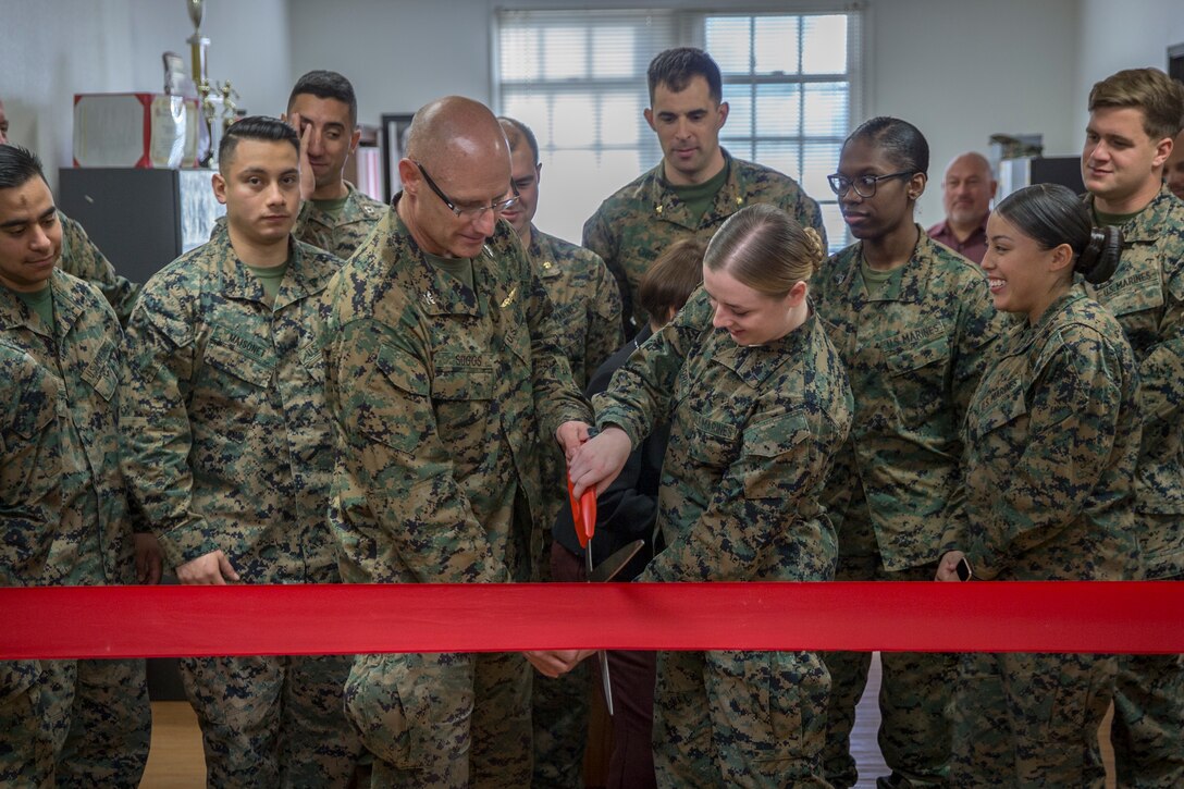arine Corps Air Station Yuma Commanding Officer, Col. David Suggs, alongside the legal center personnel, cuts the ribbon in honor of the official opening of the station tax center aboard MCAS Yuma, Ariz., Jan. 15, 2020. (U.S. Marine Corps photo by Lance Cpl John Hall)