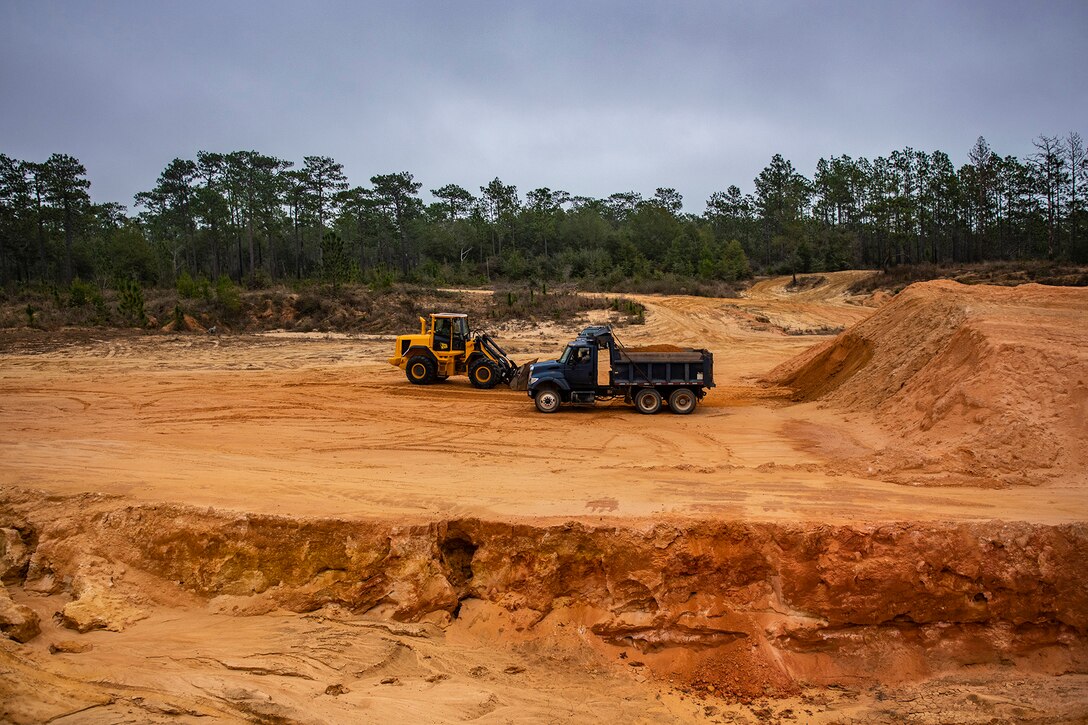 Airman 1st Class Eric Johnson, 919th Special Operations Civil Engineer Squadron pavements and heavy construction equipment specialist, trains on a bulldozer, Jan. 11, 2019, Duke Field, Fla.