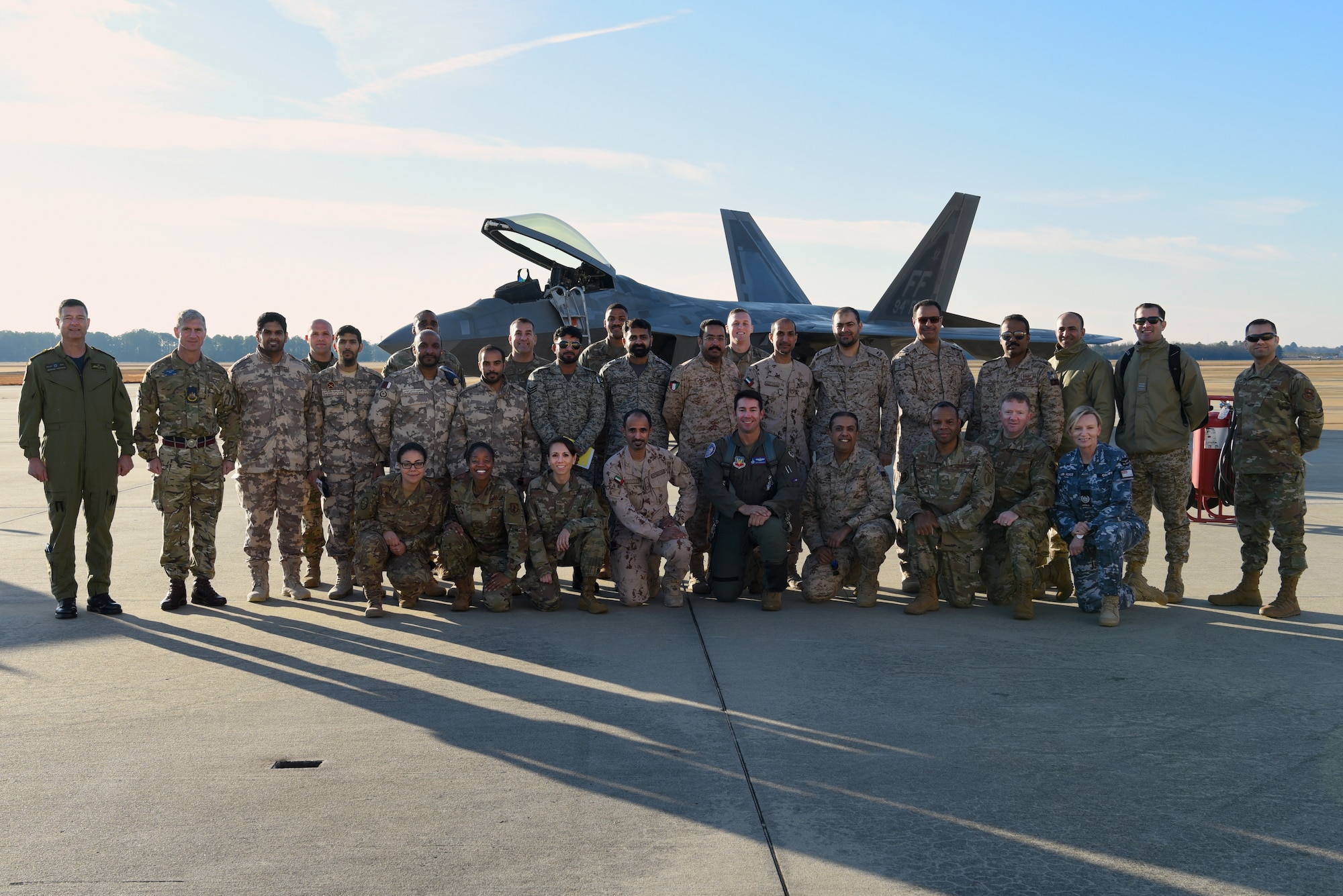 The senior enlisted leaders in attendance are from the U.S., Australia, Canada, Jordan, Kuwait, Lebanon, Pakistan, Qatar, the Kingdom of Saudi Arabia, the United Arab Emirates and the United Kingdom. The conference, lasting from Jan. 6 - 9, consisted of the participants describing the enlisted force stucture of each country's Air Force, a tour of Shaw Air Force Base, S.C., and discussion of how to strengthen the noncommissioned officers in their respective service.