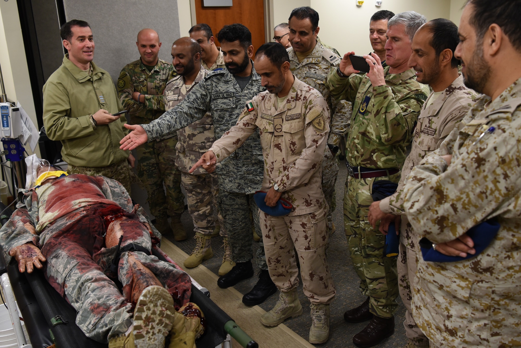 The senior enlisted leaders in attendance are from the U.S., Australia, Canada, Jordan, Kuwait, Lebanon, Pakistan, Qatar, the Kingdom of Saudi Arabia, the United Arab Emirates and the United Kingdom. The conference, lasting from Jan. 6 - 9, consisted of the participants describing the enlisted force stucture of each country's Air Force, a tour of Shaw Air Force Base, S.C., and discussion of how to strengthen the noncommissioned officers in their respective service.