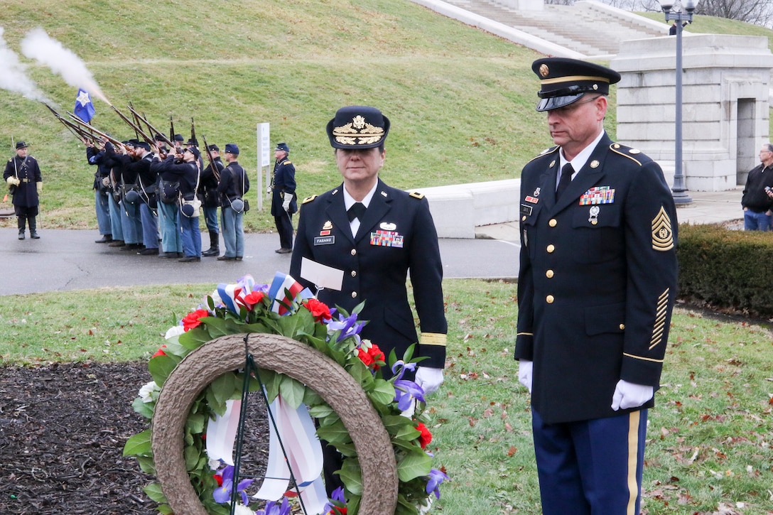 Wreath laying honors President McKinley