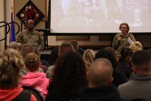 Spouses, various organization experts and base leadership discuss community changes.