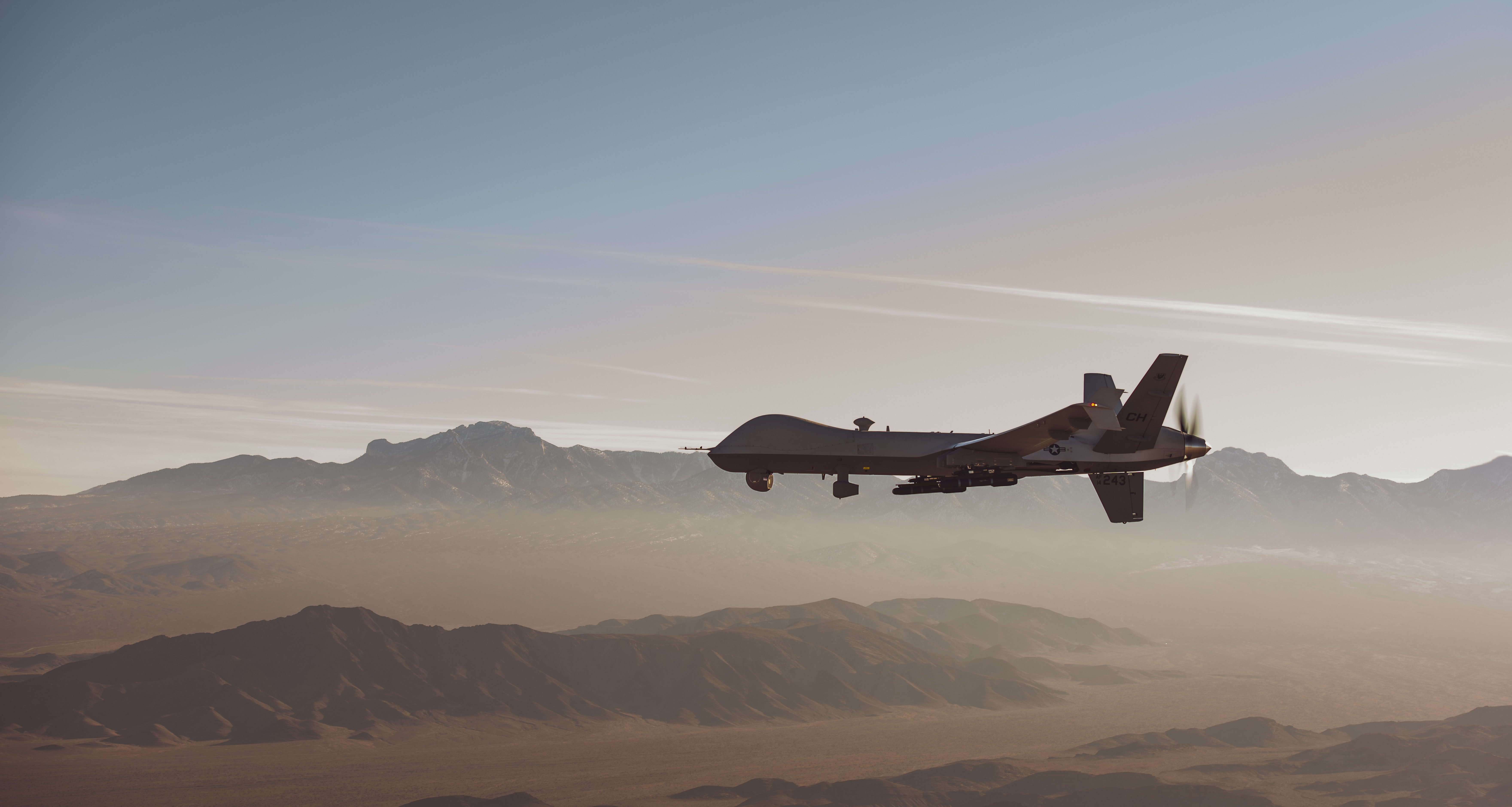 MQ-9 Reaper in flight over the NTTR > Creech Air Force Base > Article ...