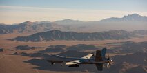 An MQ-9 Reaper flies over the Nevada Test and Training Range.