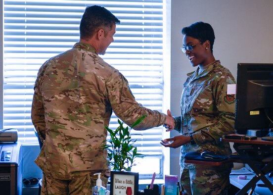 Command Chief visits CE Airmen