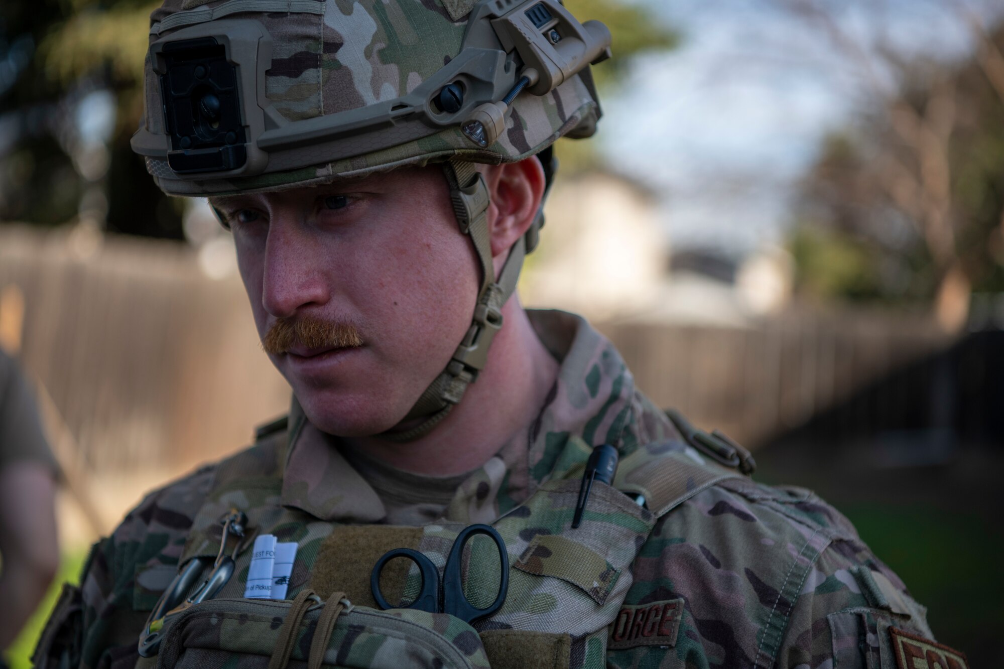Travis Airmen working to neutralize antique explosives found in community home.