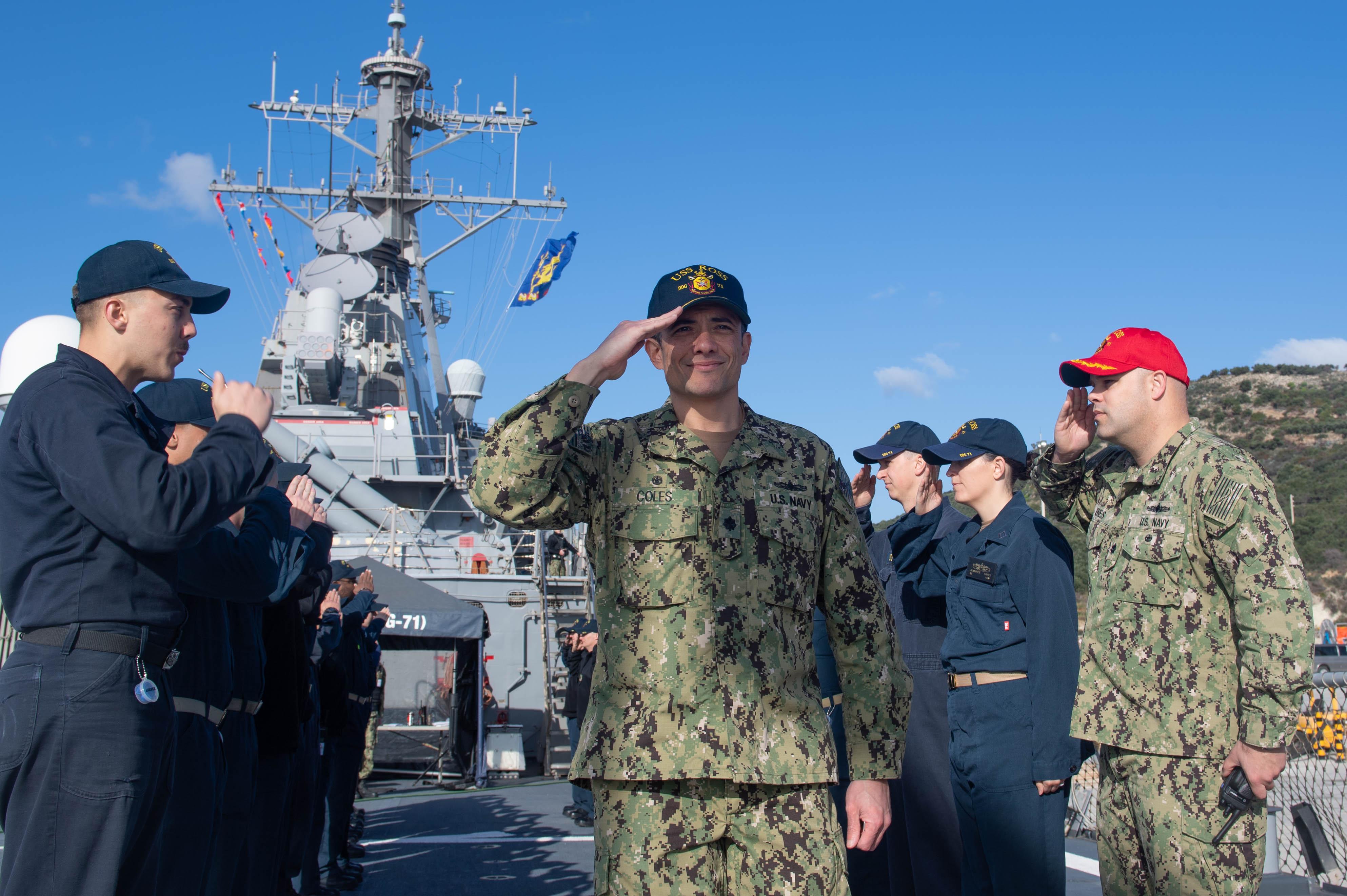 USS Ross Holds Change of Command Ceremony > U.S. Naval Forces Europe