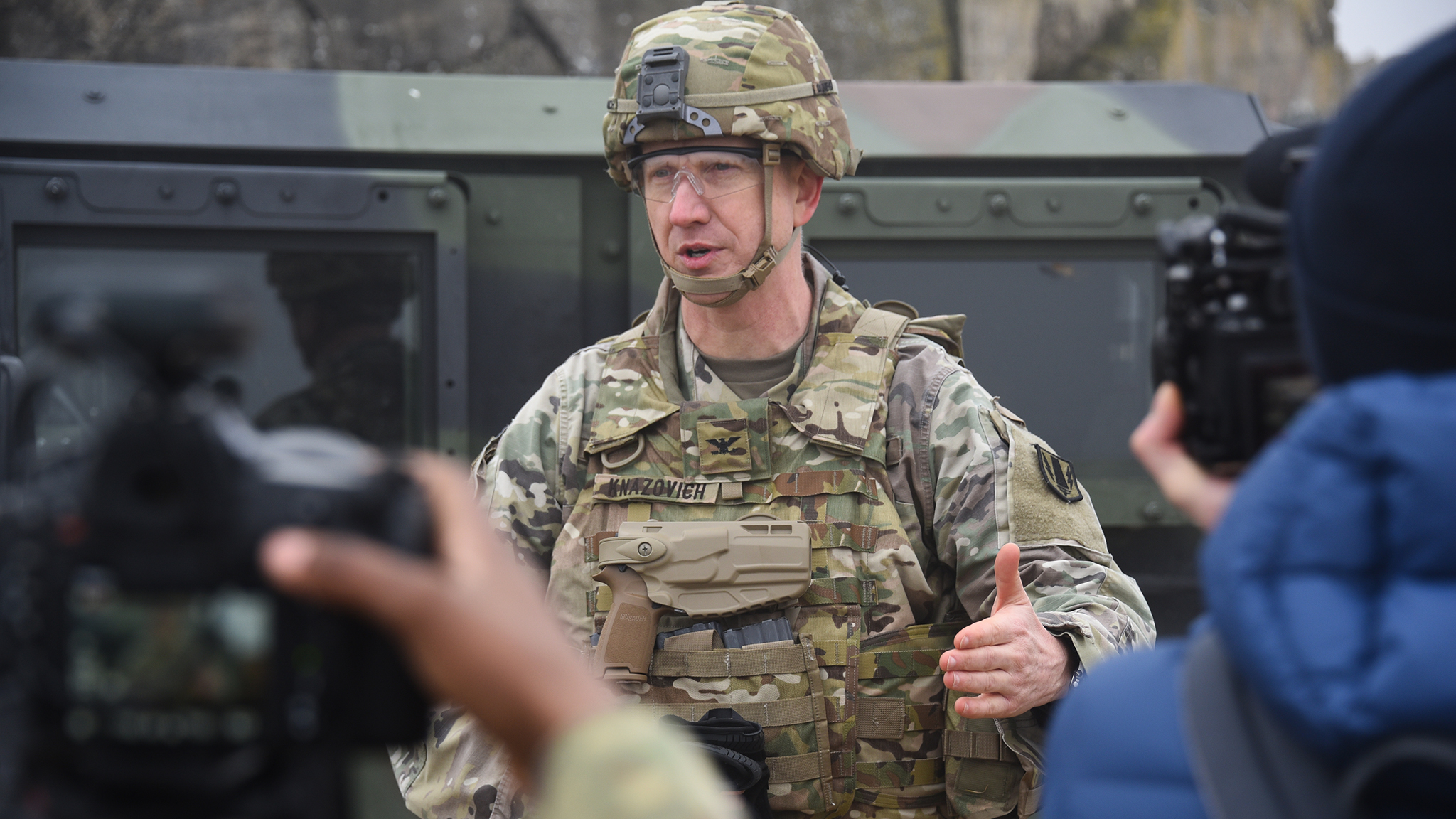 41st Field Artillery Brigade fires the Multiple Launch Rocket System
