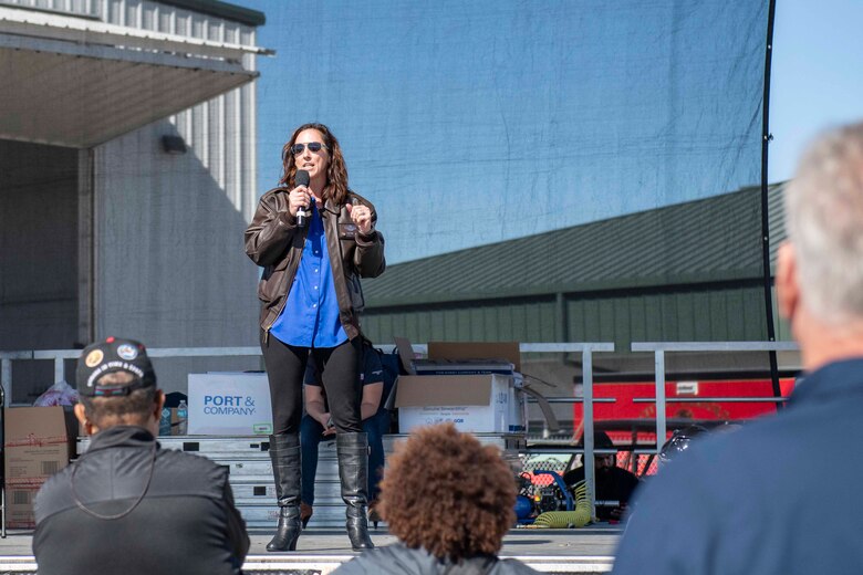 Children and families attend Aerospace and Aviation Day 2020.