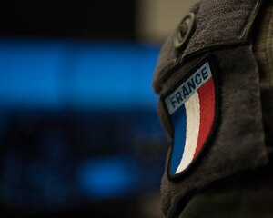A French delegate from the NATO – Allied Command Transformation tours the 1st Operations Group aerospace physiology building during a visit to Joint Base Langley-Eustis, Virginia, Jan. 24, 2020. While on location, French delegates were educated on possible obstacles aircrews face while flying, such as hypoxia. (U.S. Air Force photo by Airman 1st Class Marcus M. Bullock)